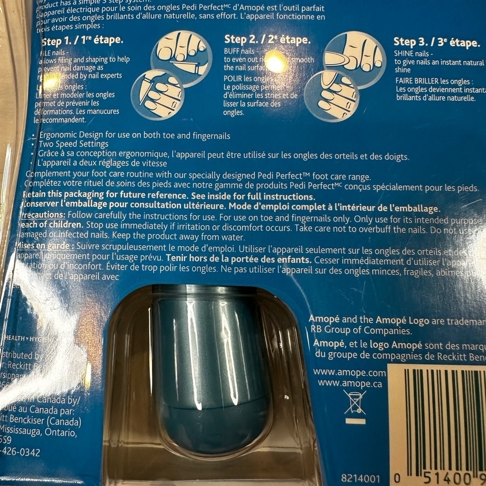 AMO Blue Nail Care Device - Picture 2 of 2